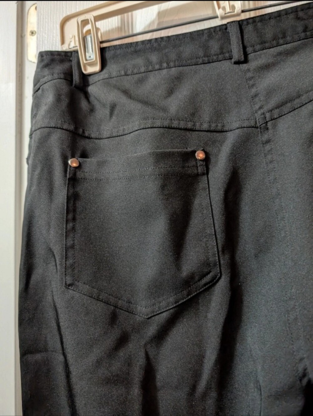 Selene Sport Black Straight Leg Career Pants Women's Size 10 - Picture 9 of 11